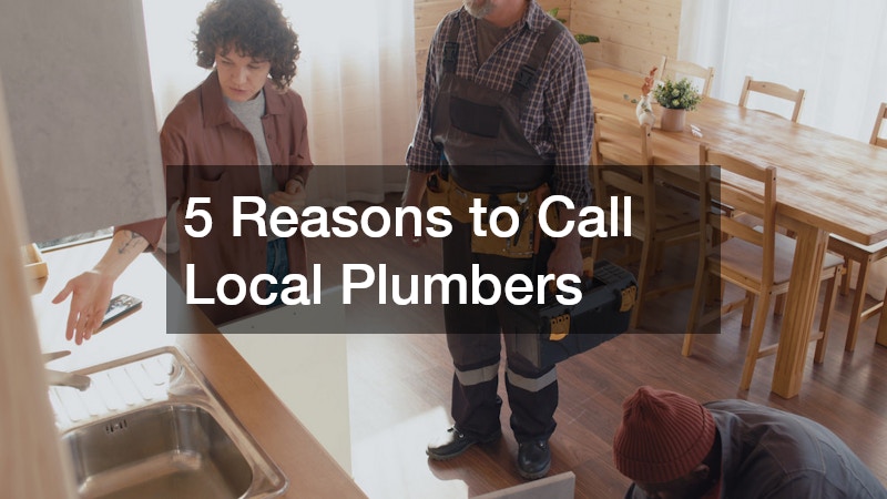 5 Reasons to Call Local Plumbers